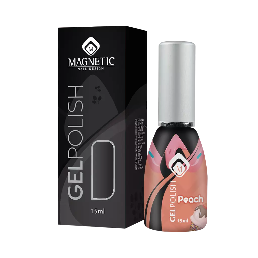 Magnetic Gelpolish Peach 15 ml - Creata Beauty - Professional Beauty Products