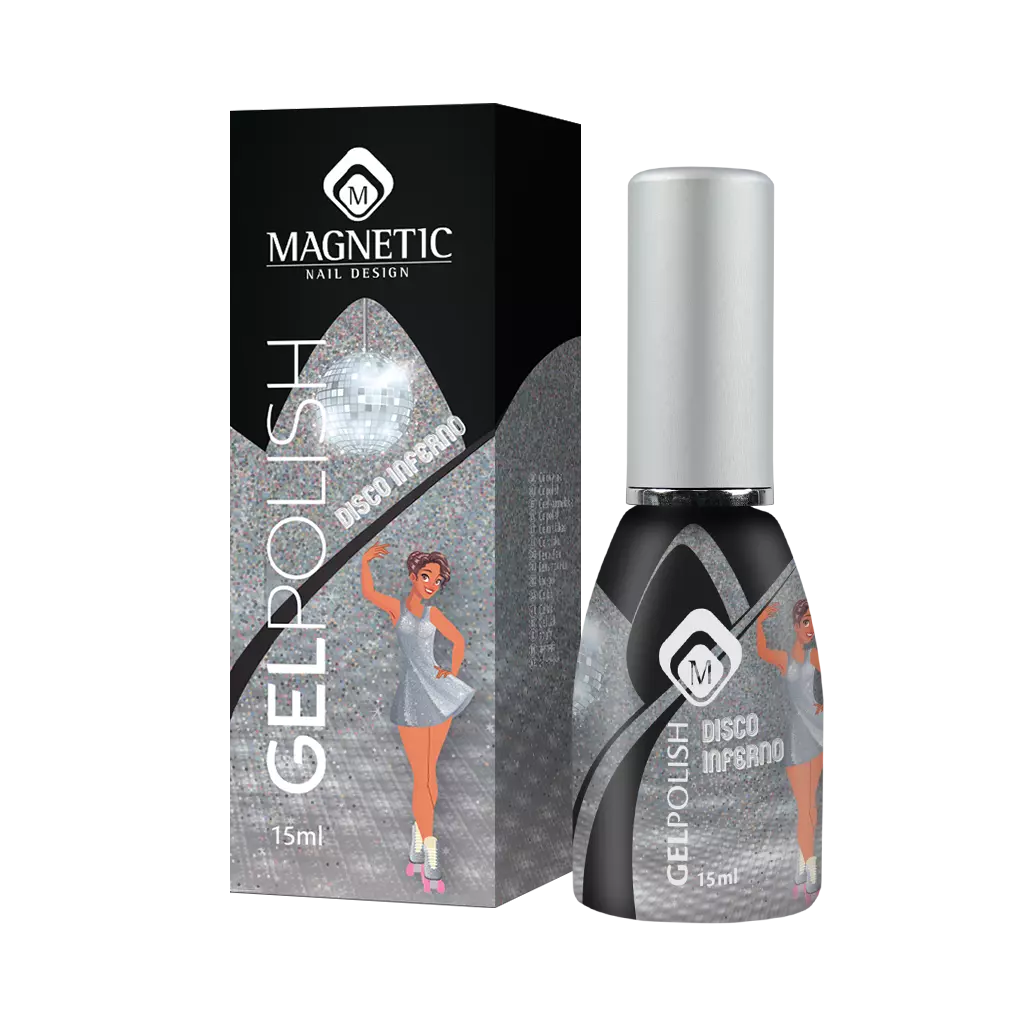 Magnetic Gelpolish Disco Inferno 15 ml - Creata Beauty - Professional Beauty Products