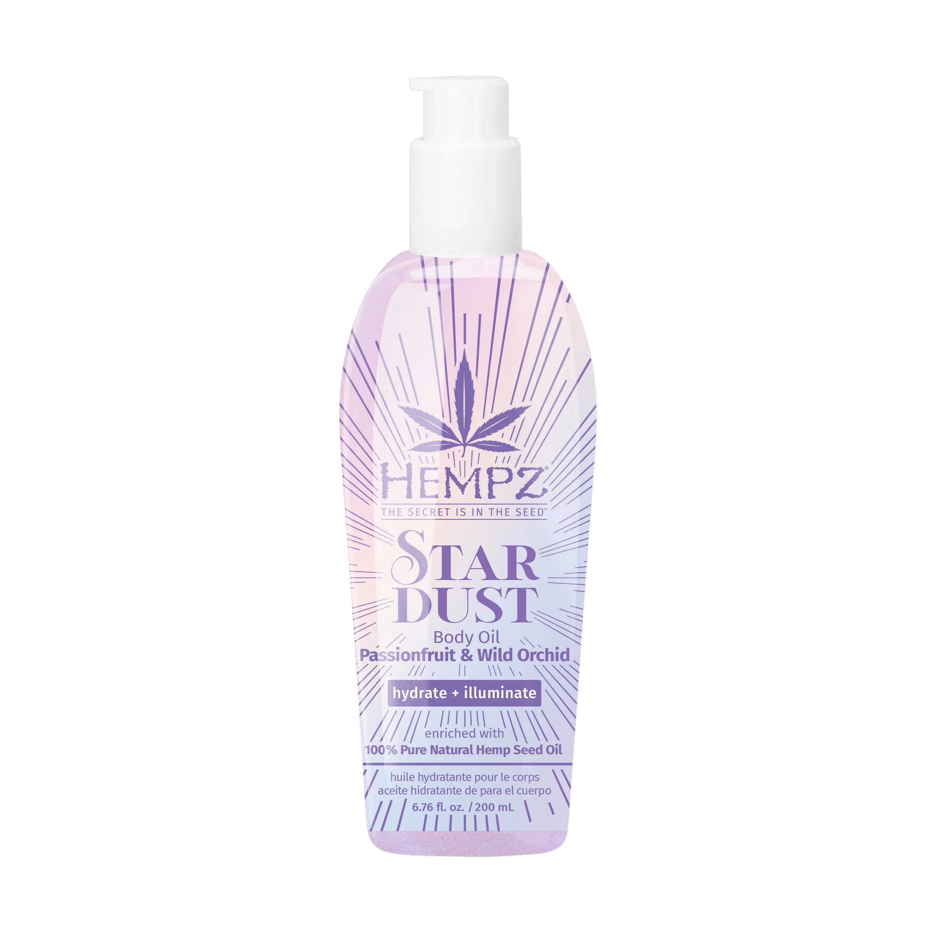 Hempz - Star Dust Herbal Body Oil 6.76 oz.