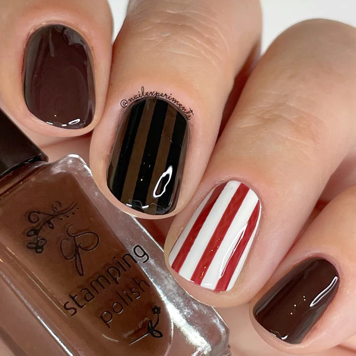 Clear Jelly Stamper Polish - CJS 113 Espresso - Creata Beauty - Professional Beauty Products