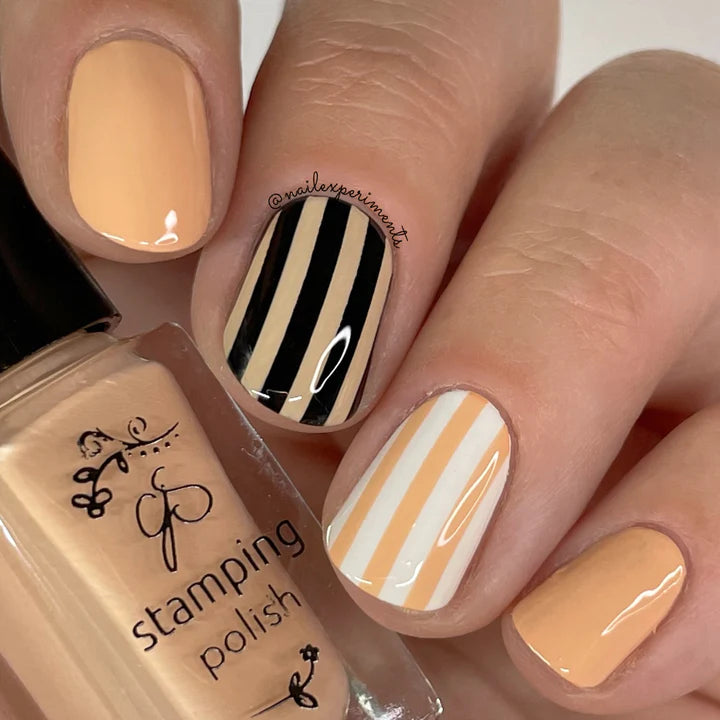 Clear Jelly Stamper Polish - CJS 119 Peach - Creata Beauty - Professional Beauty Products