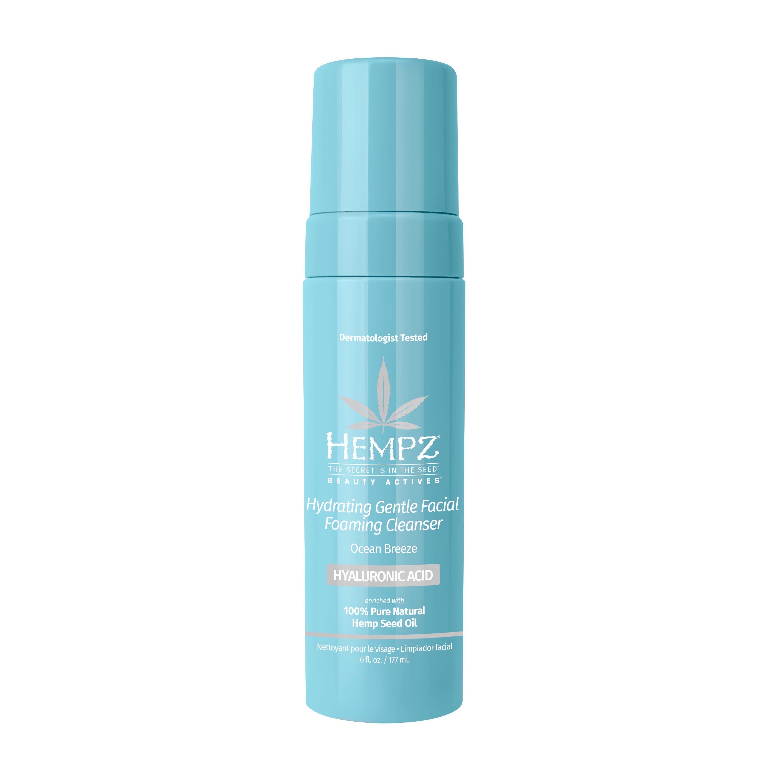 Hempz - Ocean Breeze Gentle Facial Foaming Cleanser 6 oz. - Creata Beauty - Professional Beauty Products