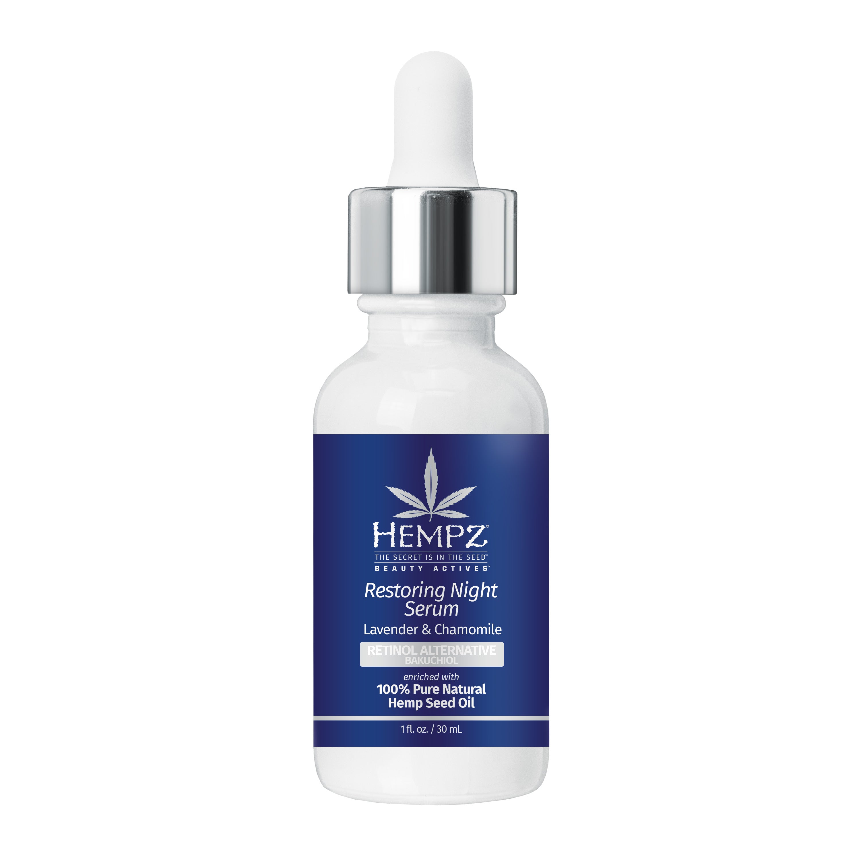 Hempz - Lavender & Chamomile Restoring Night Serum 1 oz. - Creata Beauty - Professional Beauty Products