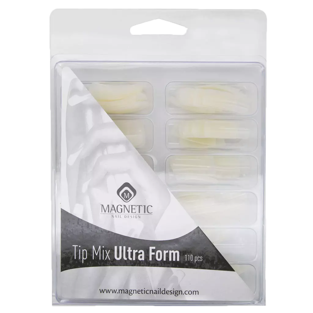 Magnetic Ultra Form Tipmix 110 pcs (11 sizes) - Creata Beauty - Professional Beauty Products