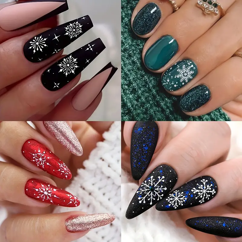 Creata Beauty Nail Decals - 3D Christmas Snowflake