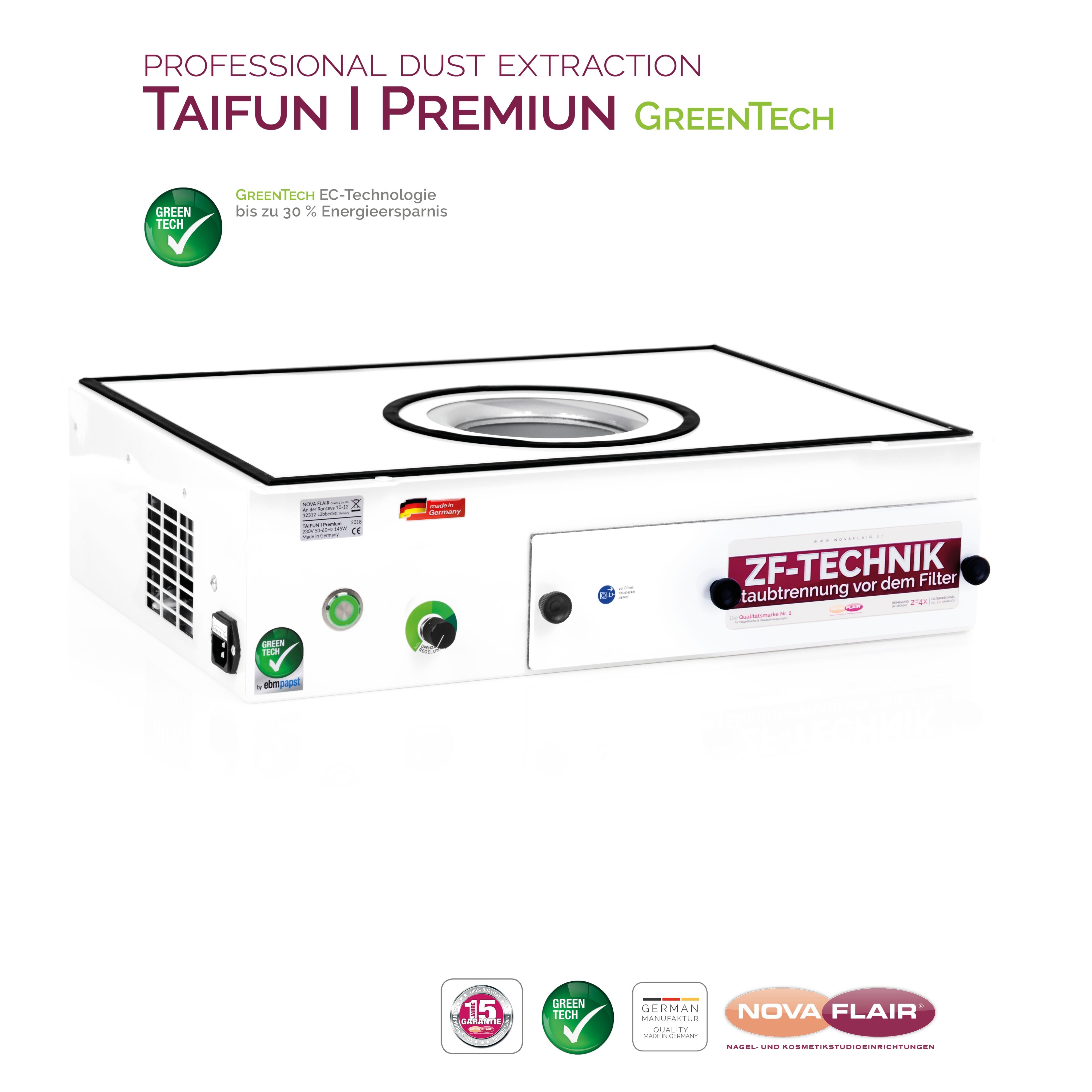 Nova Flair Taifun T1 Dust Collector - Creata Beauty - Professional Beauty Products