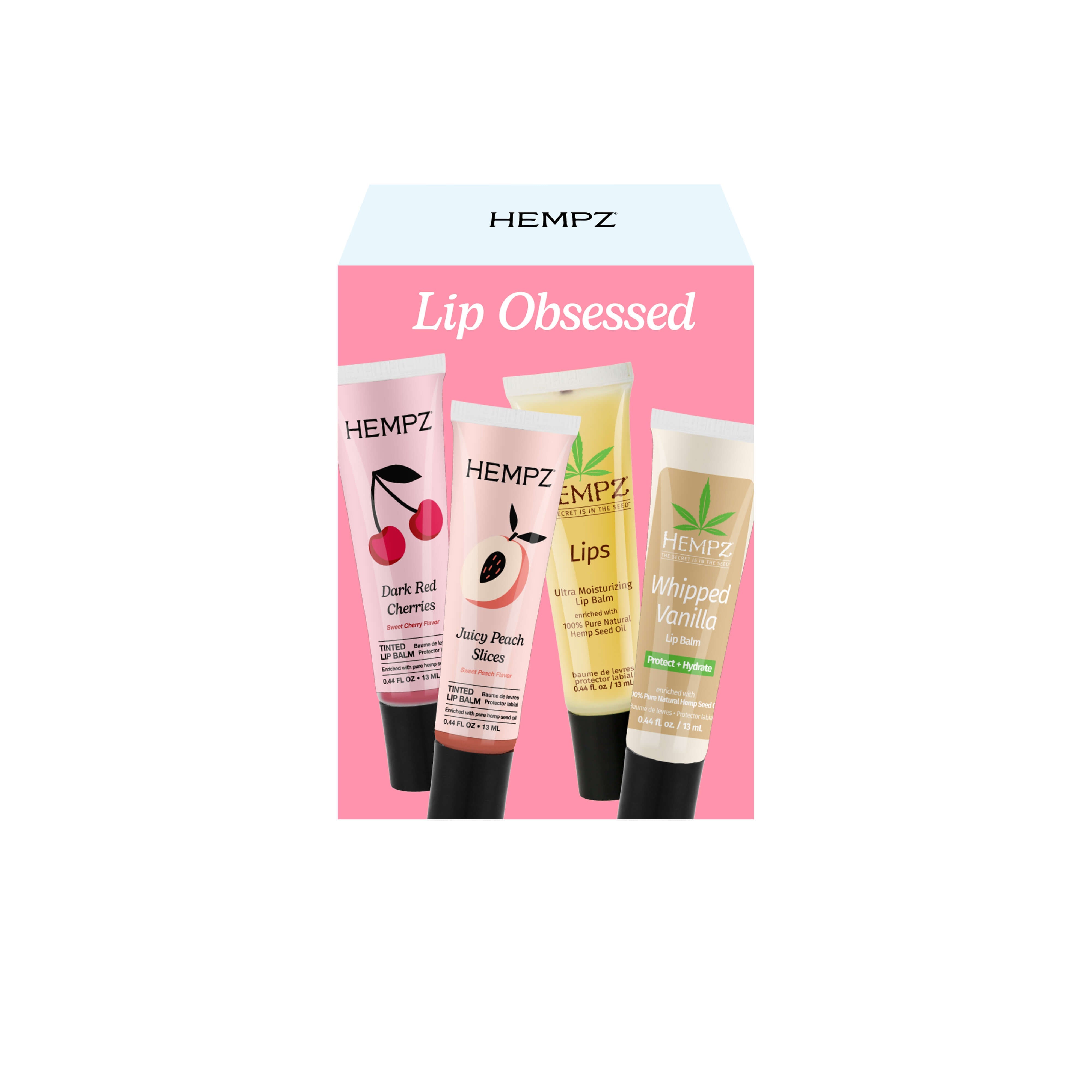 Hempz - Lip Obsessed Moisturizing Lip Balm Set