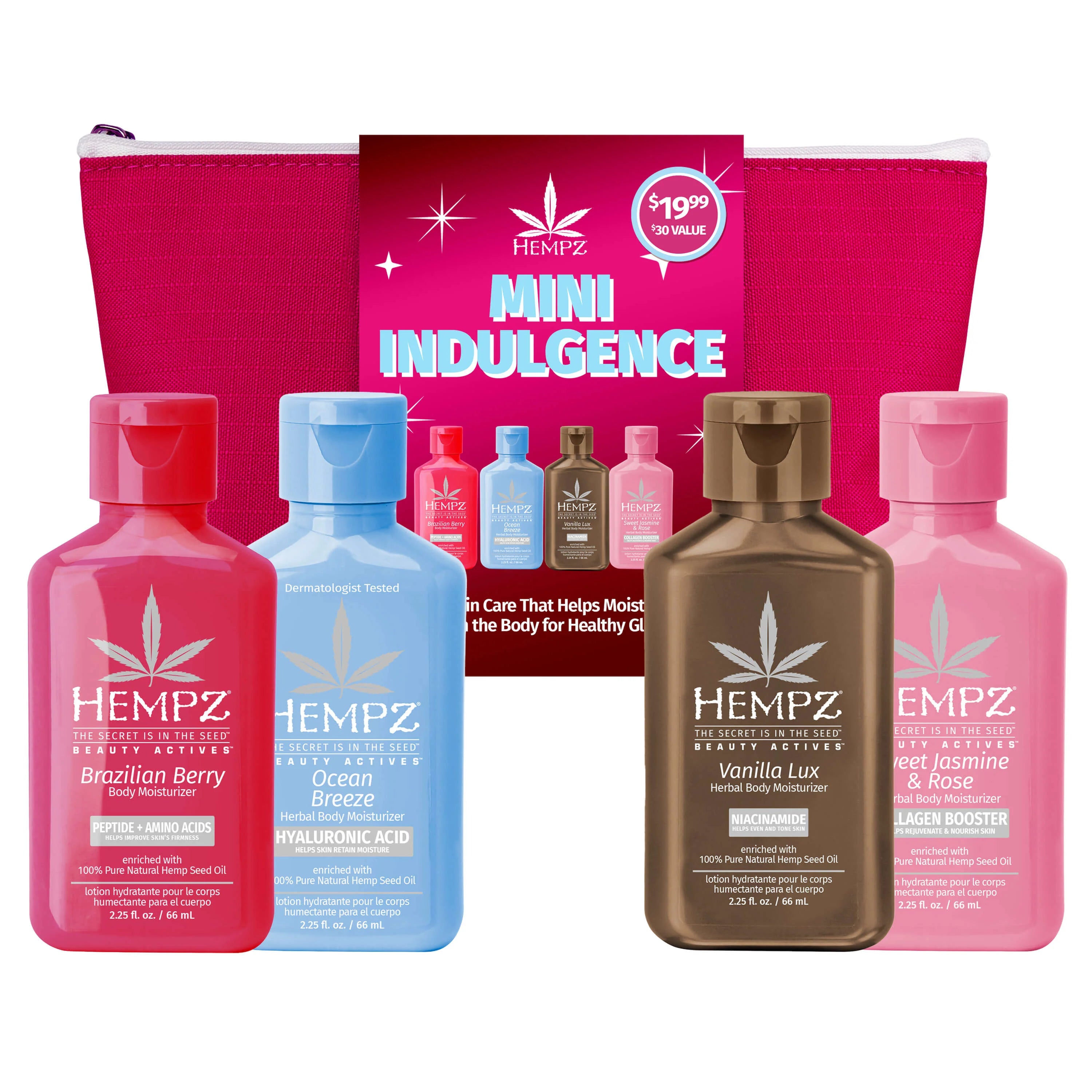 Hempz - Mini Indulgence Beauty Actives Moisturizing Lotion Gift Set