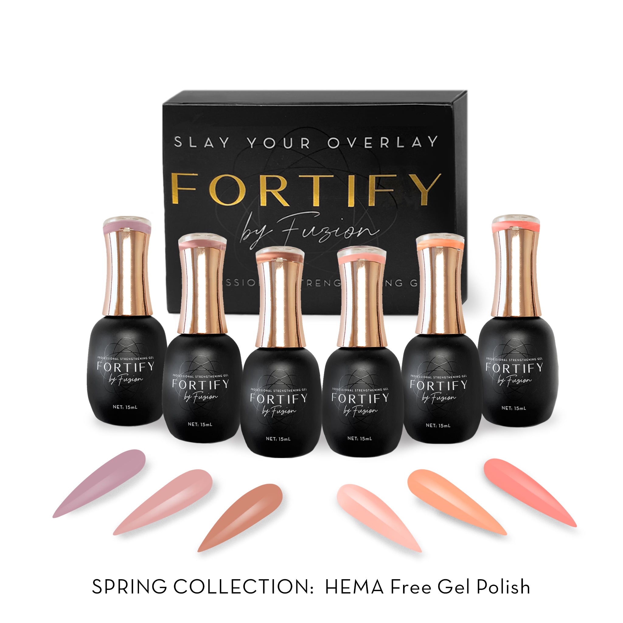 Fuzion Fortify - HEMA Free - Polish Collection 60-65 - Spring 2024 - Creata Beauty - Professional Beauty Products