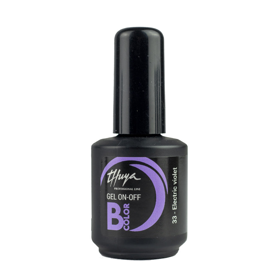 Thuya Nail Gel Polish - On-Off B-Color - #33 Electric Violet