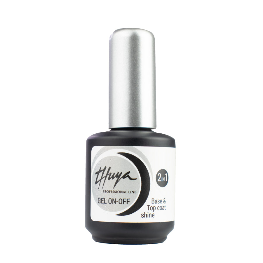 Thuya Nail Gel Polish - On-Off - Top Coat/Base 2 In 1