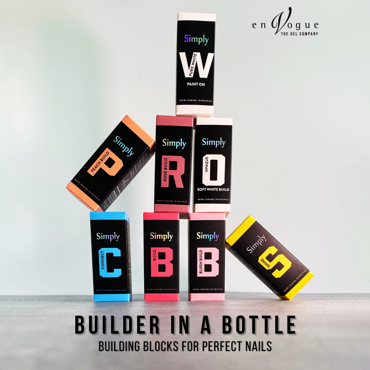 En Vogue Gel - Simply C.B.S. PRO Builder in a Bottle Kit - Creata Beauty - Professional Beauty Products