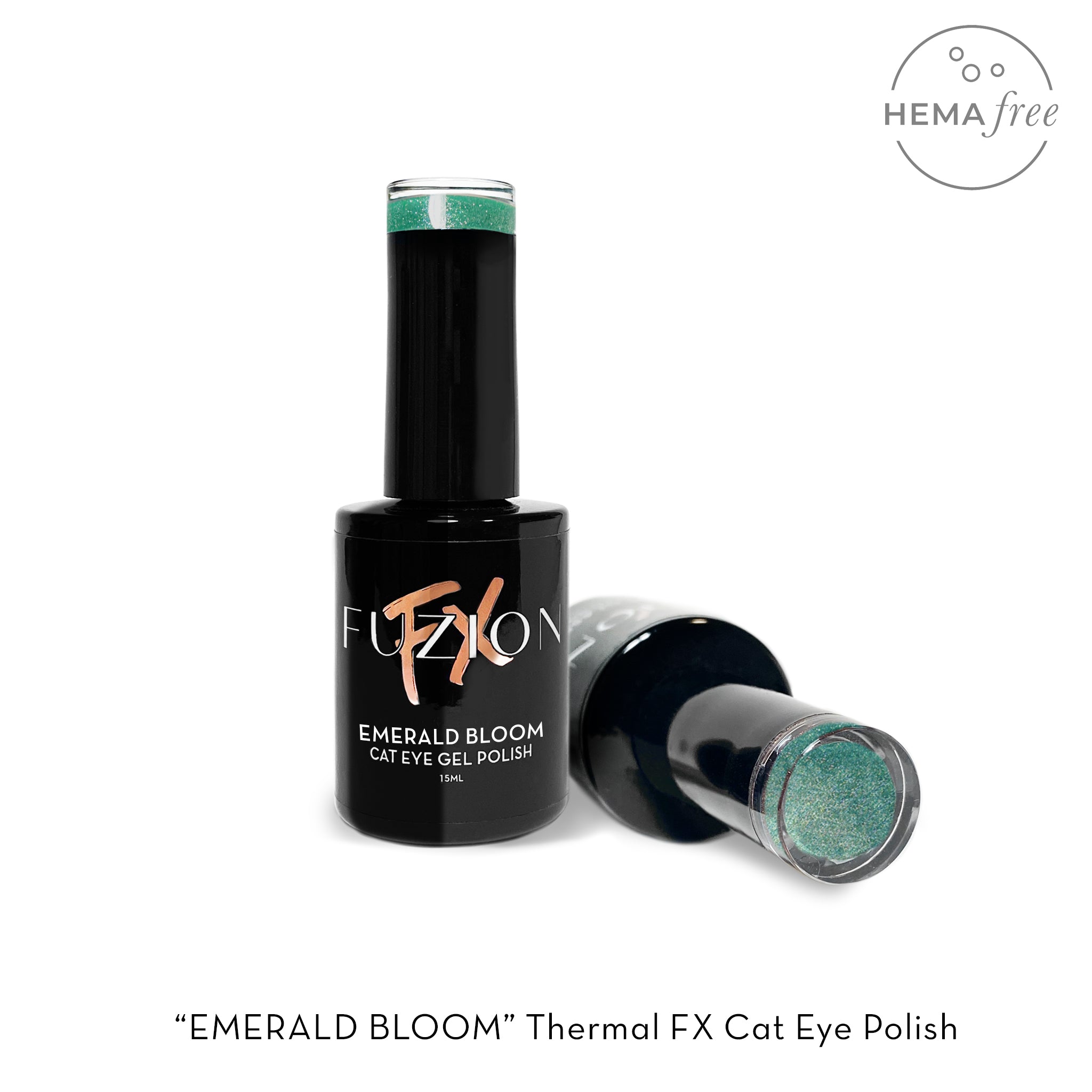 Fuzion FX - Gel Polish | Cat Eye | Emerald Bloom | Fuzion FX 15ml