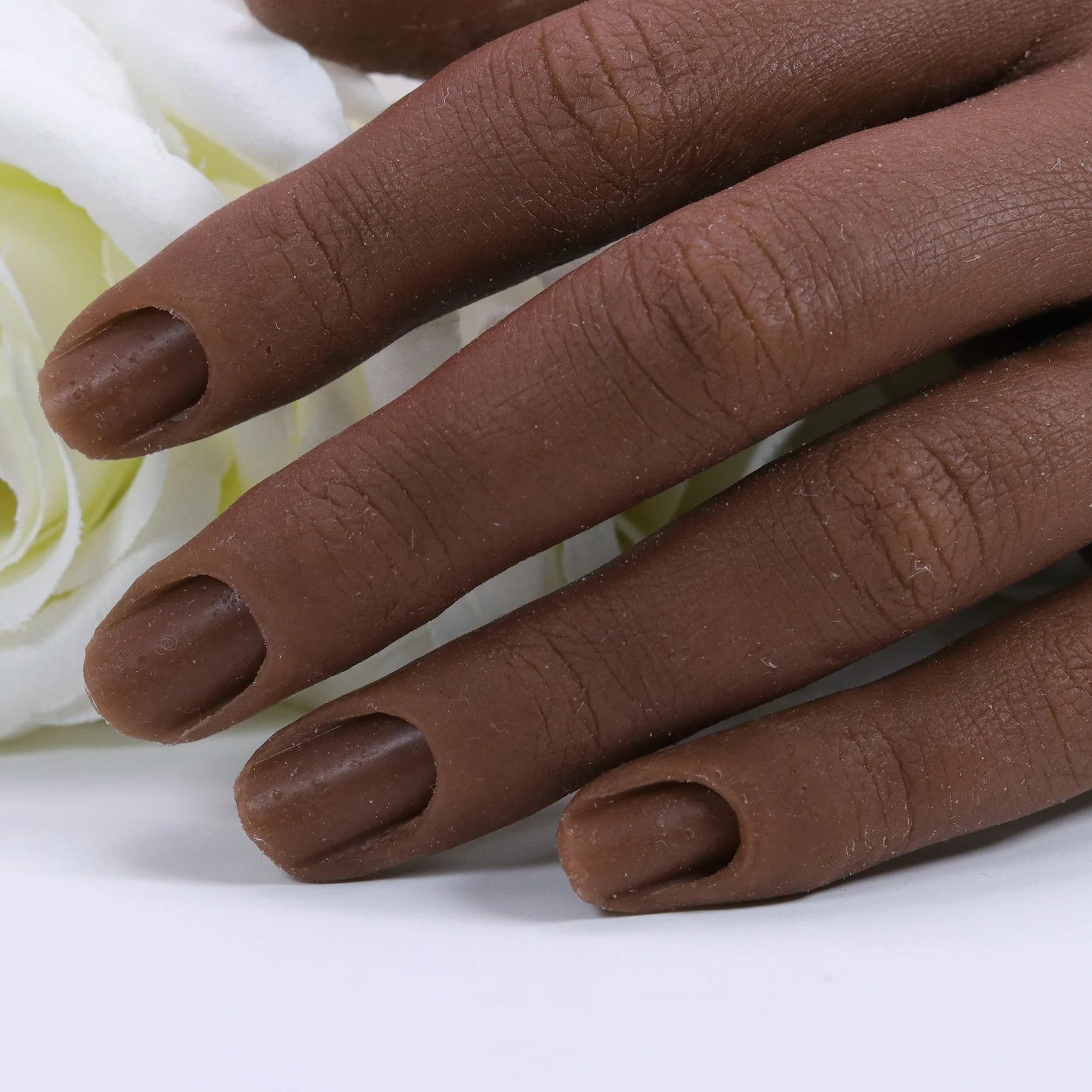 Red Iguana - Silicone Half Practice Hand - Creata Beauty - Professional Beauty Products