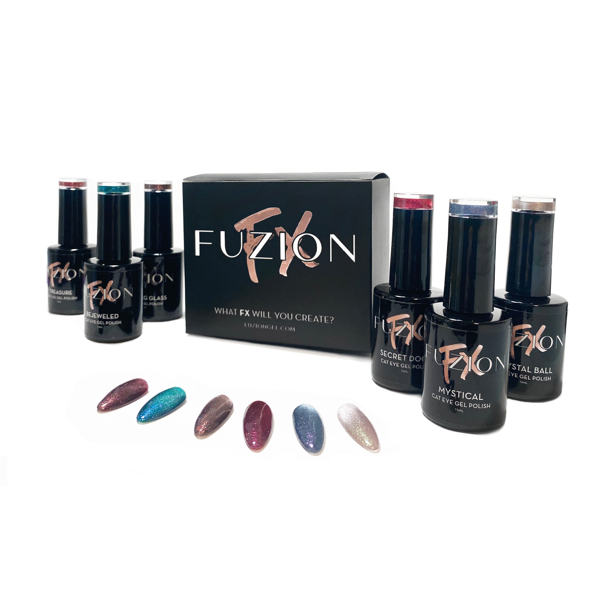 Fuzion FX - Gel Polish Collection | Cat Eye | 6 x 15ml