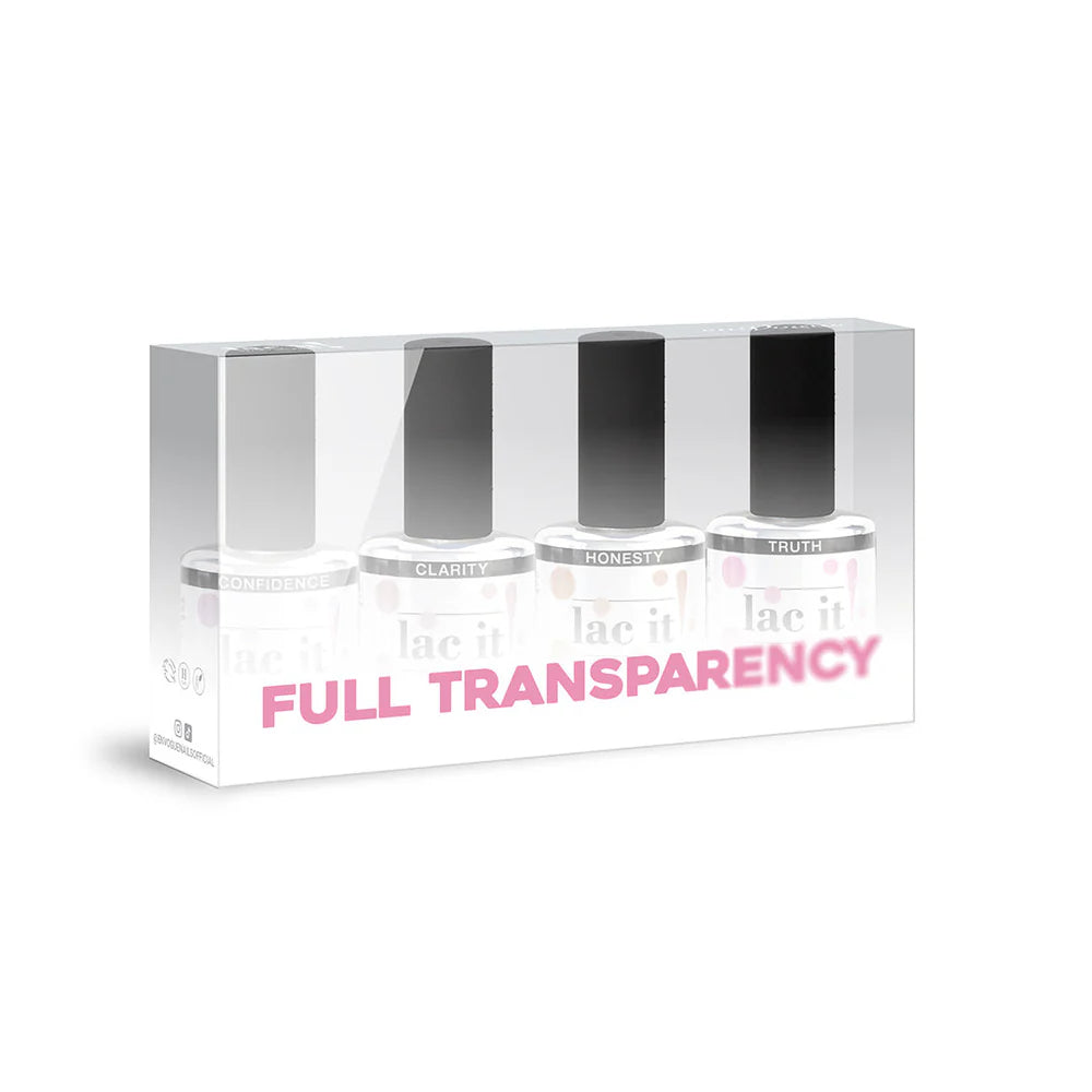 En Vogue Lac it! - Full Transparency 4 pack