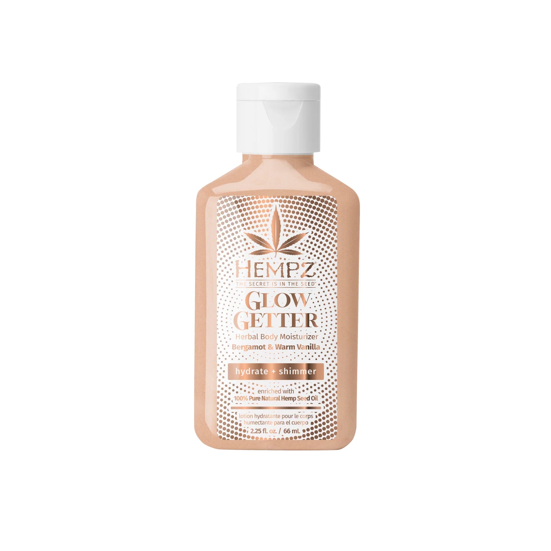 Hempz - Glow Getter Herbal Body Moisturizer with Shimmer - Creata Beauty - Professional Beauty Products