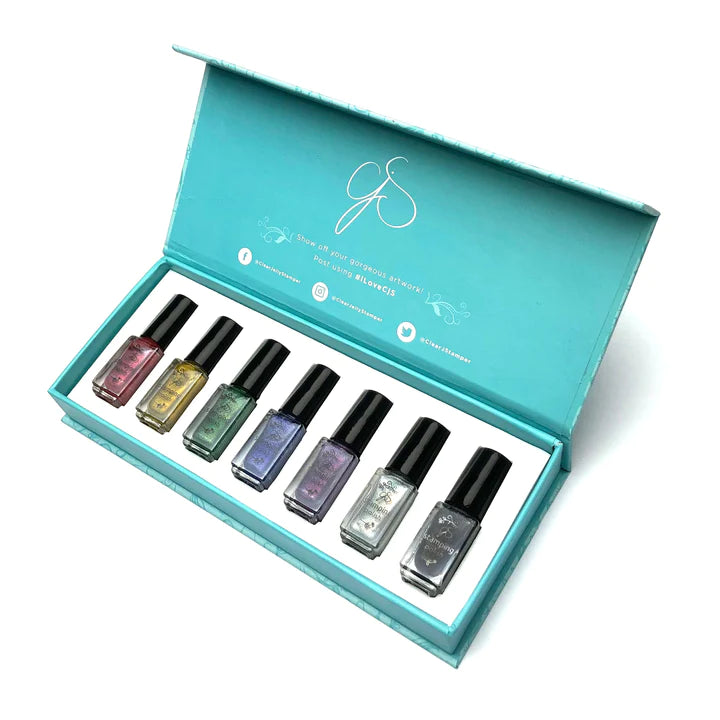 Clear Jelly Stamper Polish Kit - Holo (7 colours) - Creata Beauty - Professional Beauty Products