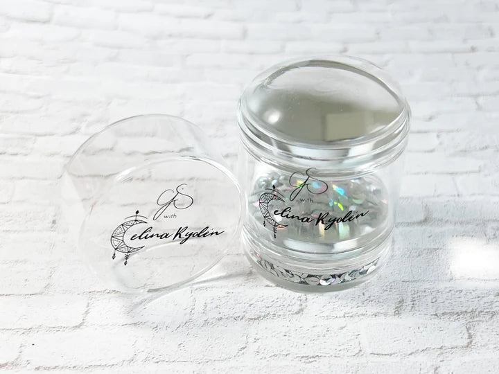 Clear Jelly Stamper - The Celina Stamper - Big Bling - XL Stamper - Creata Beauty - Professional Beauty Products