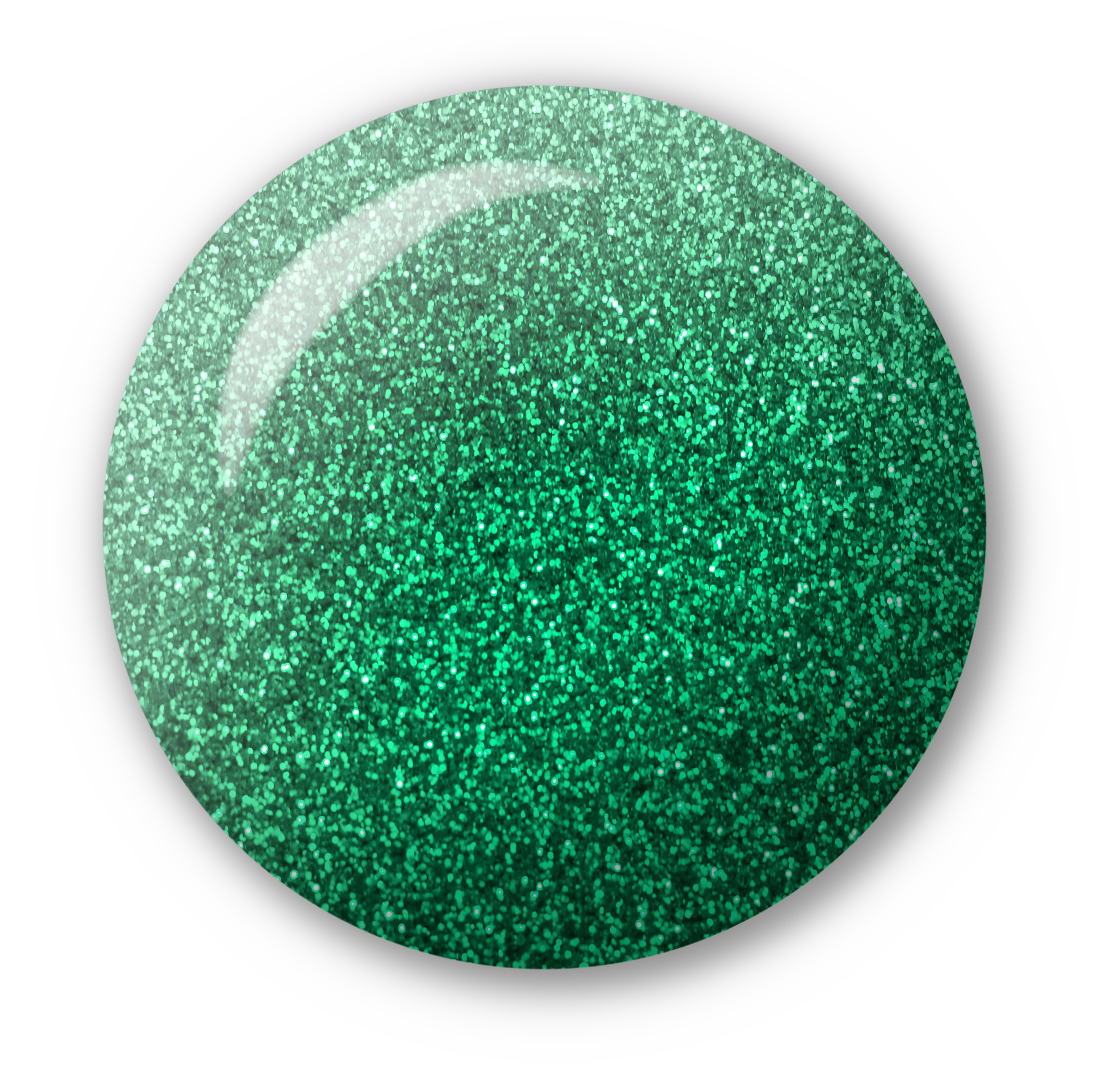 Light Elegance Glitter Gel - Emerald Green