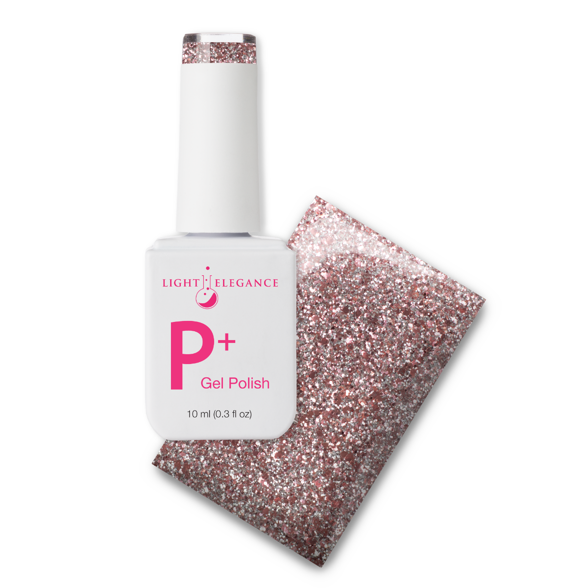 Light Elegance P+ Glitter Gel Polish - Hot and Cold