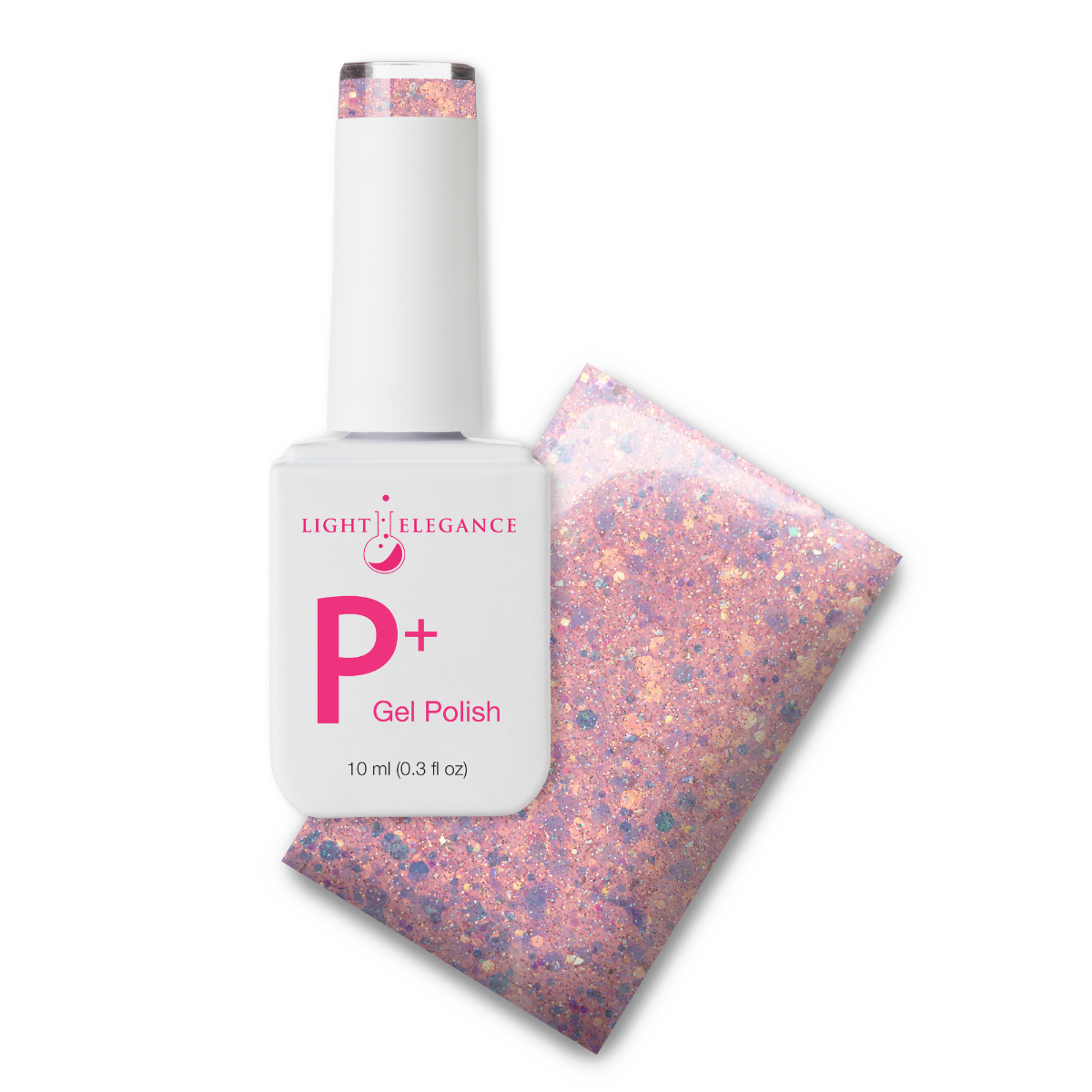 Light Elegance P+ Soak Off Glitter Gel - My Masterpiece :: New Packaging - Creata Beauty - Professional Beauty Products