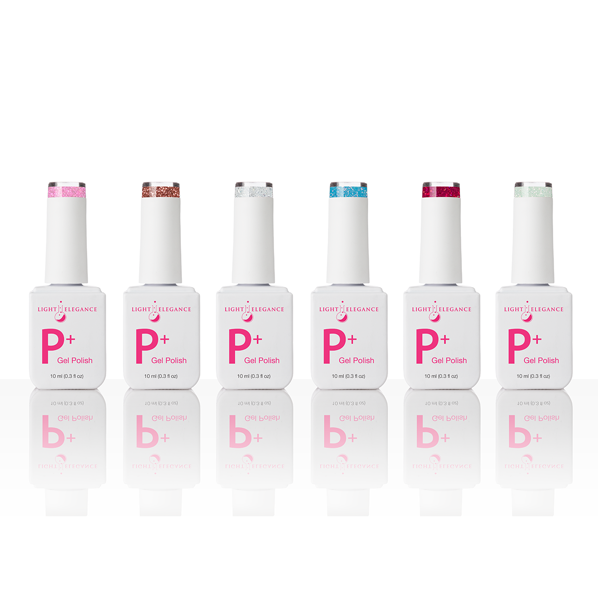 Light Elegance P+ Glitter Gel Polish Collection - Spring/Summer 2025 - Girls Night In