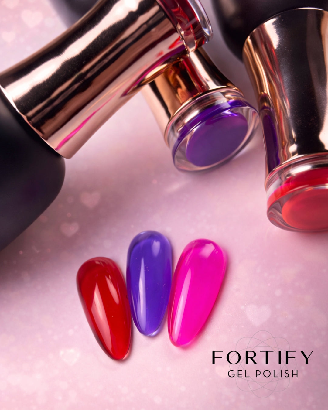 Fuzion Fortify - HEMA Free - Polish Collection 129-131 - Valentine's 2026
