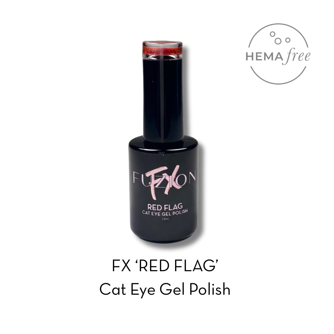 Fuzion FX - Gel Polish | Cat Eye | Red Flag