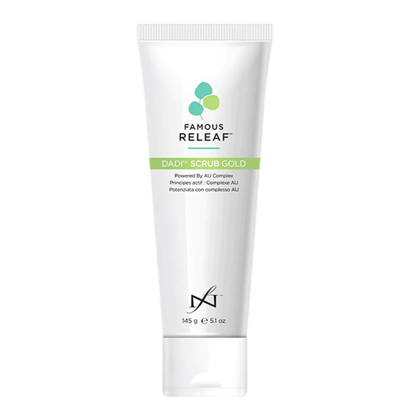 Famous Names - Releaf Dadi' Scrub Gold - Creata Beauty - Professional Beauty Products