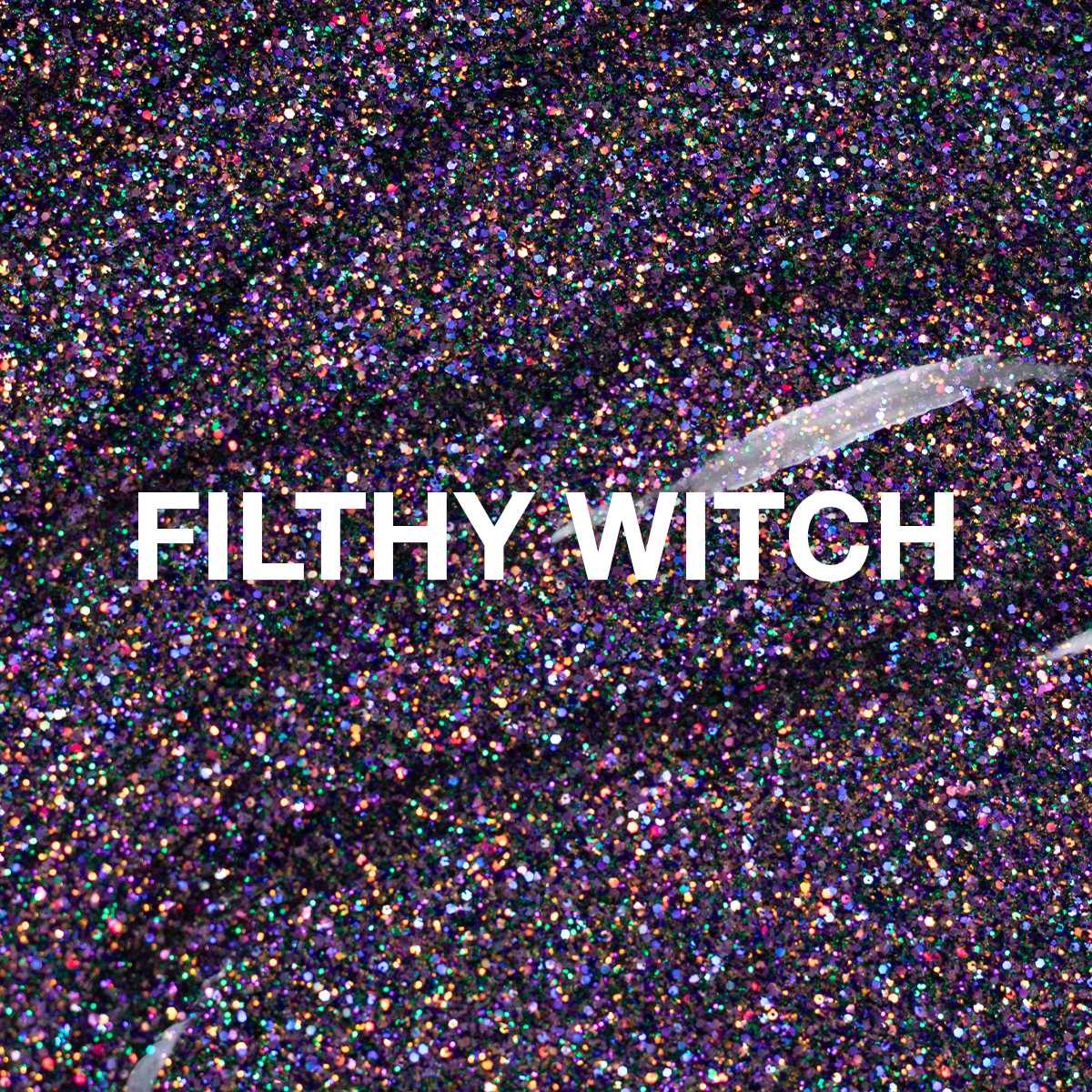 Light Elegance Glitter Gel - Filthy Witch