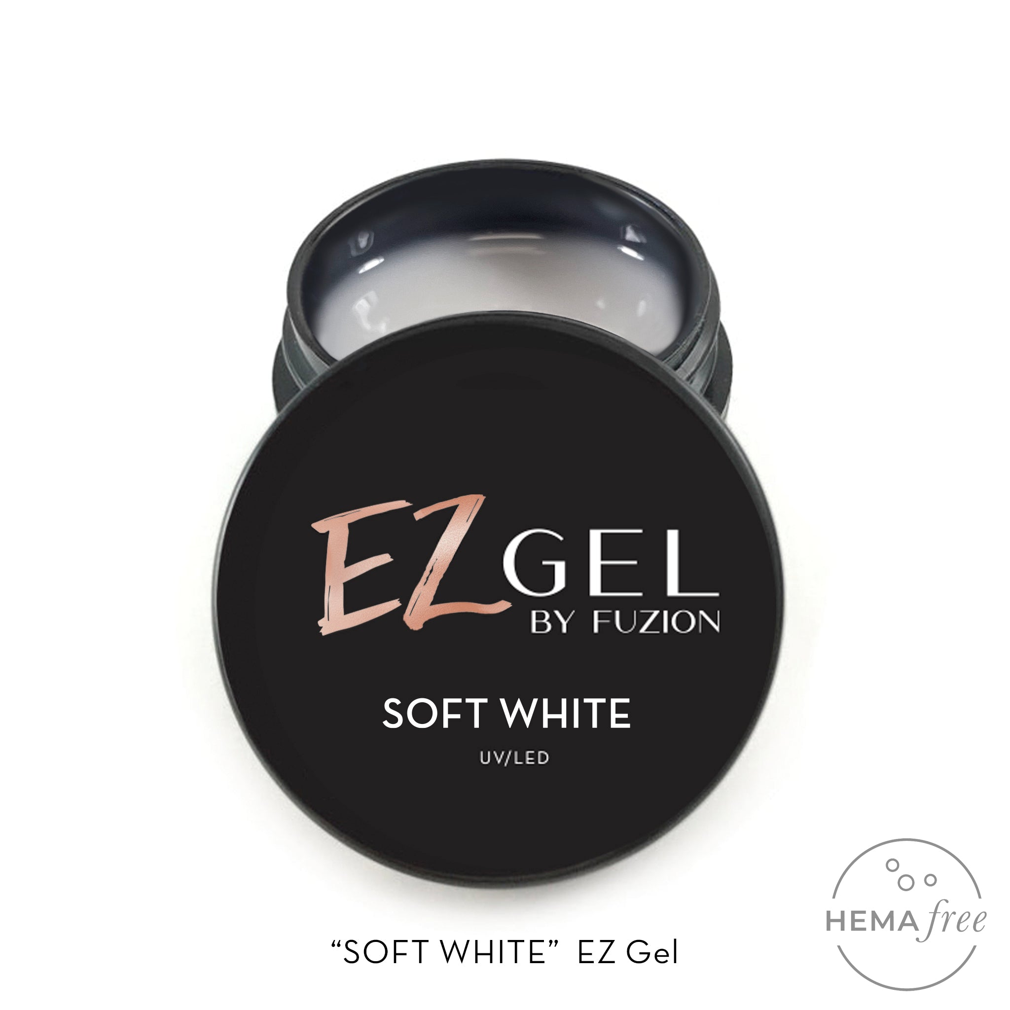Fuzion EZ Gel - Soft White - Creata Beauty - Professional Beauty Products
