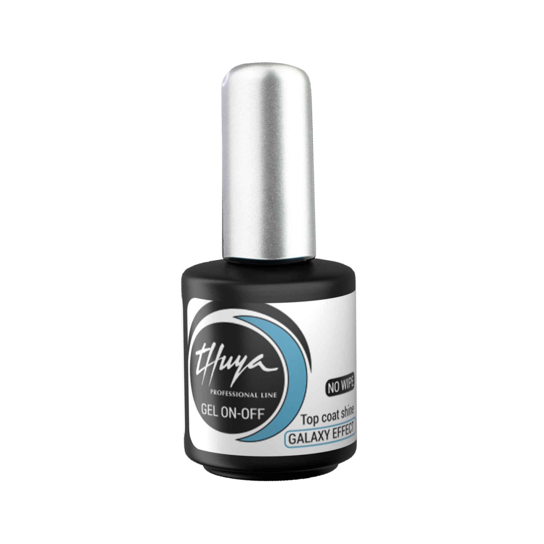 Thuya Nail Gel Polish - On-Off - Top Coat No Wipe Shine Galaxy Effects