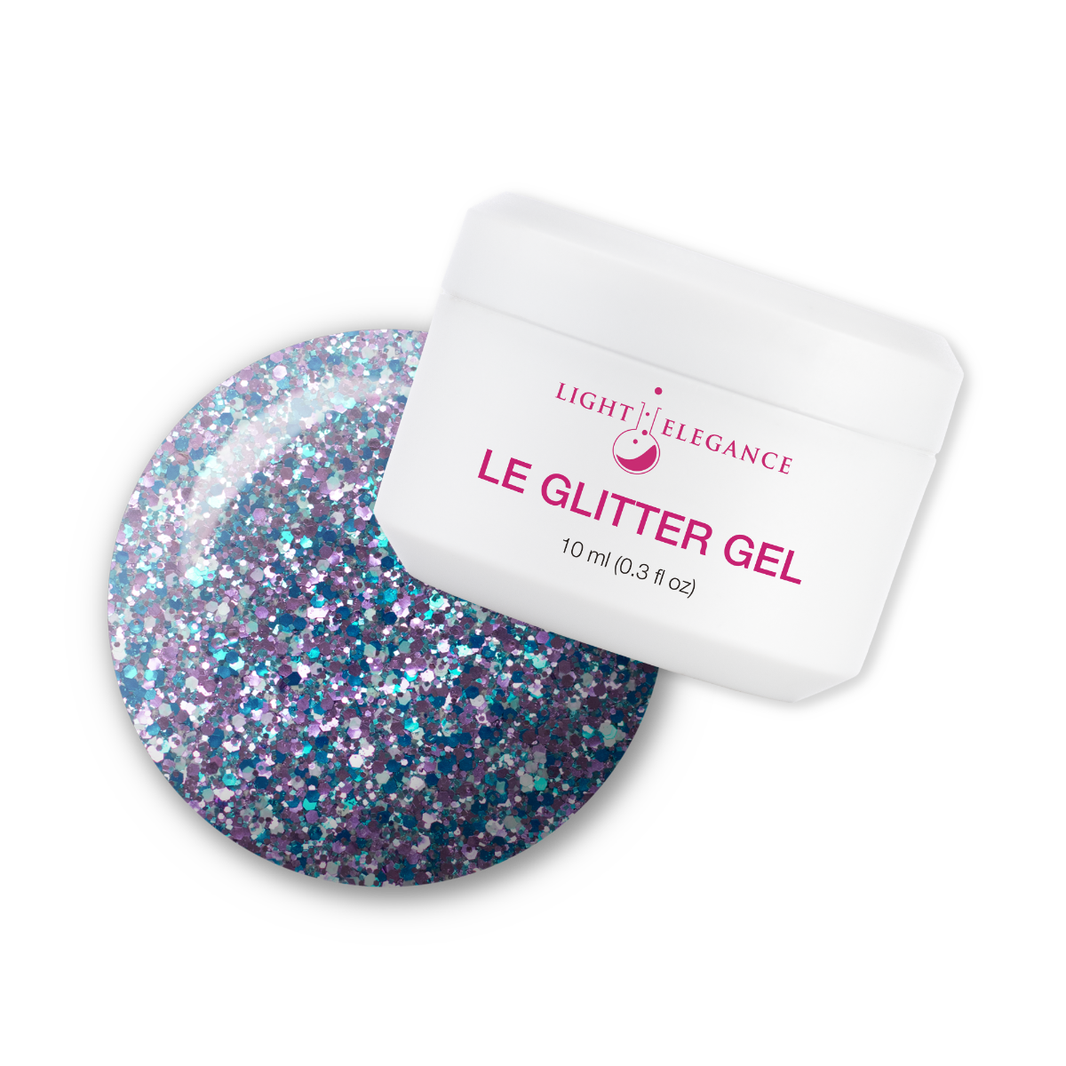 Light Elegance Glitter Gel - Bratty Blue
