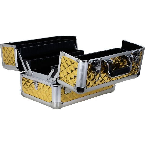VER Beauty - Gold Diamond Cosmetic Case - Creata Beauty - Professional Beauty Products