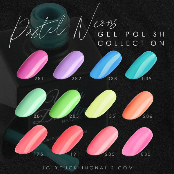 Ugly Duckling 'Pastel Neon' - 12pk Gel Polish Bundle - Creata Beauty - Professional Beauty Products