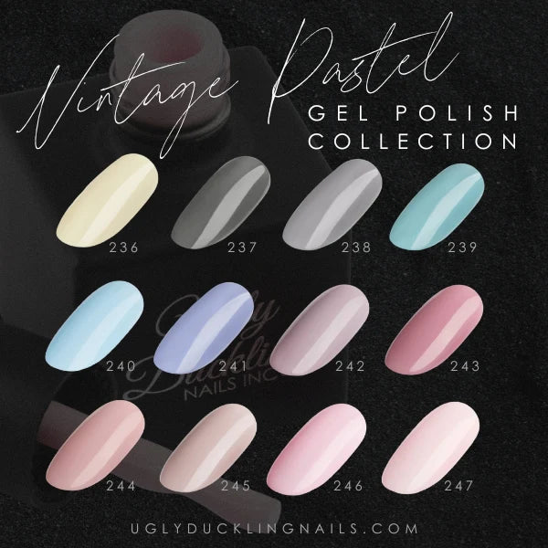 Ugly Duckling 'Vintage Pastel' - 12pk Gel Polish Bundle - Creata Beauty - Professional Beauty Products