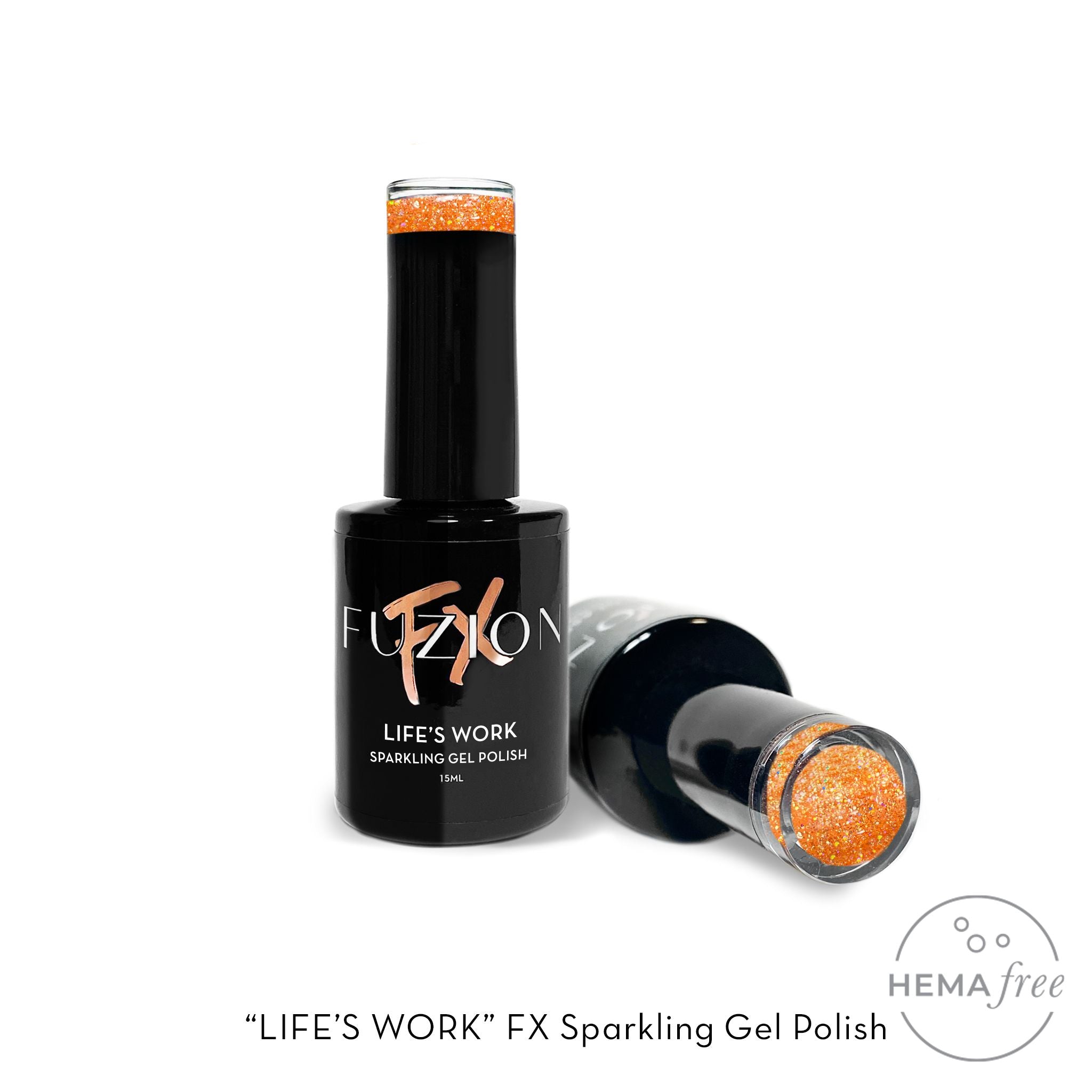Fuzion FX - Gel Polish | Glitter FX | Life's Work | Fuzion FX 15ml