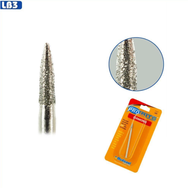 Medicool Diamond Bits - Micro Oval LB3 - Creata Beauty - Professional Beauty Products