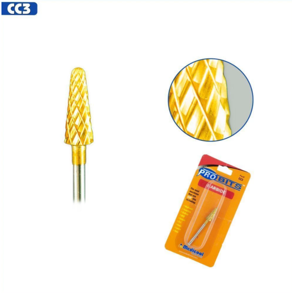 Medicool Carbide Bits - Cone CC3 - Creata Beauty - Professional Beauty Products