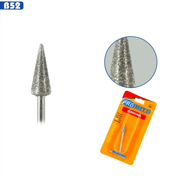 Medicool Diamond Bits - Cone B52 - Creata Beauty - Professional Beauty Products