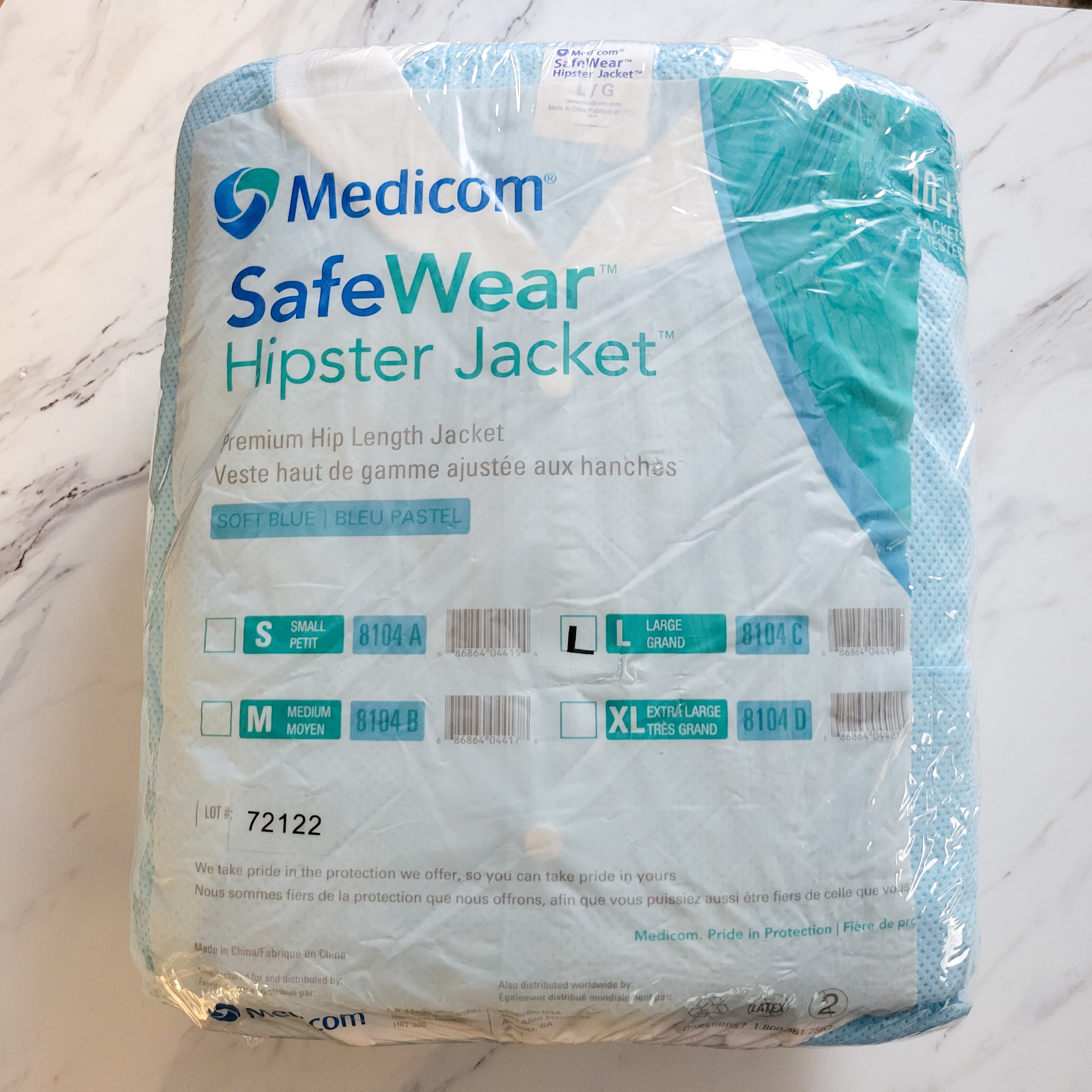 Medicom SafeWear Hipster Spa Jacket 12pk - Creata Beauty - Professional Beauty Products