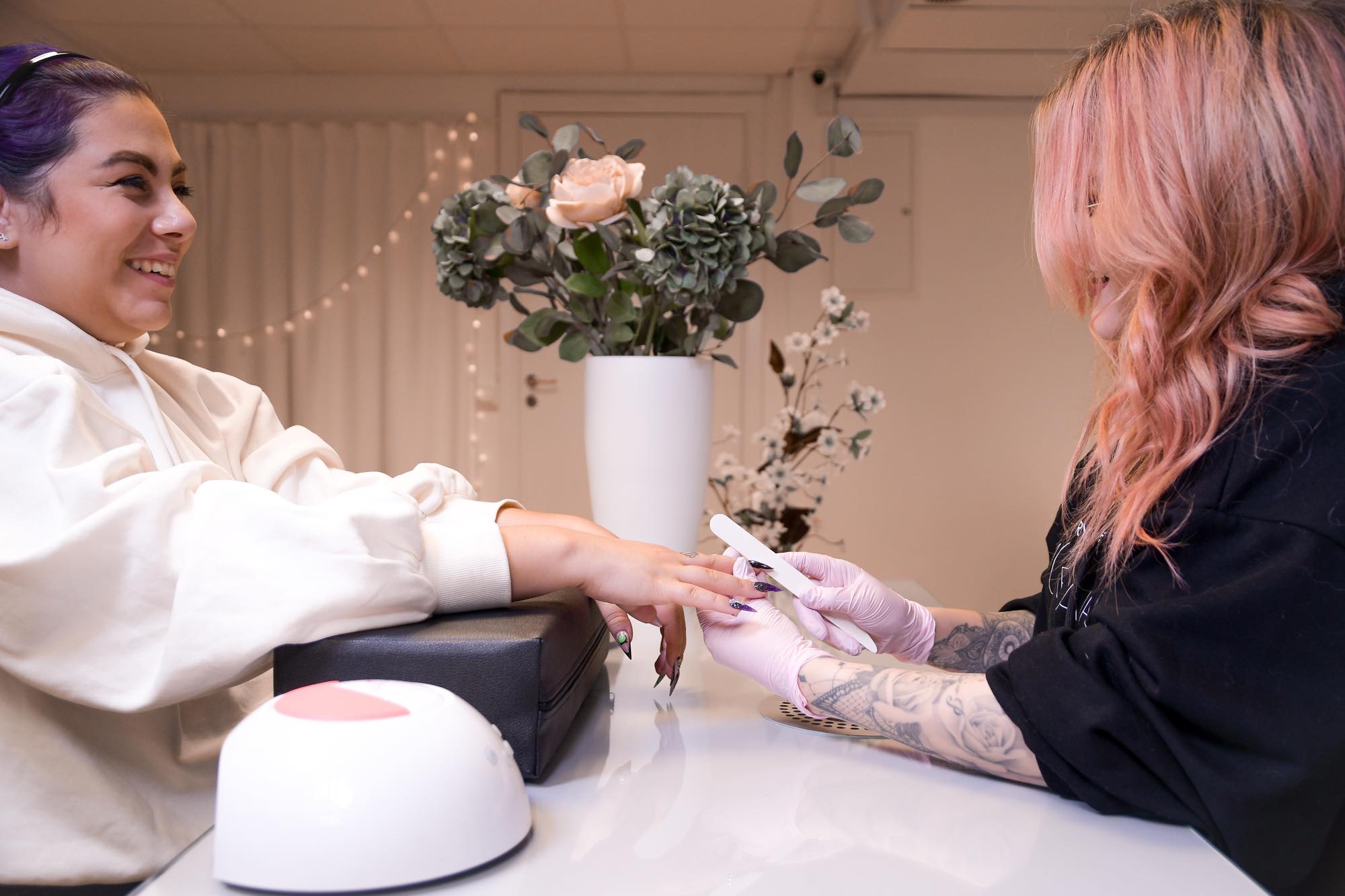 Celina Ryden's Moonflair XXL Custom Nail Arm Rest - Professional Manicure Pillow - Creata Beauty - Professional Beauty Products