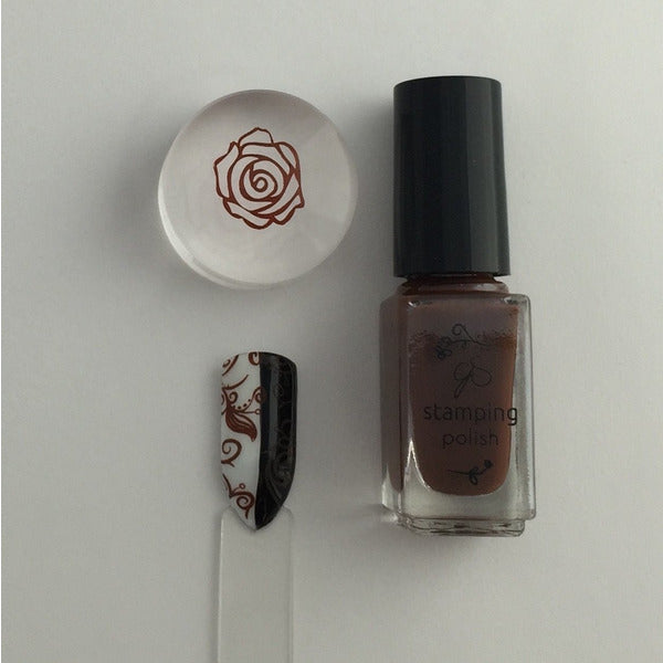 Clear Jelly Stamper Polish - CJS031 You Had Me At Chocolate - Creata Beauty - Professional Beauty Products
