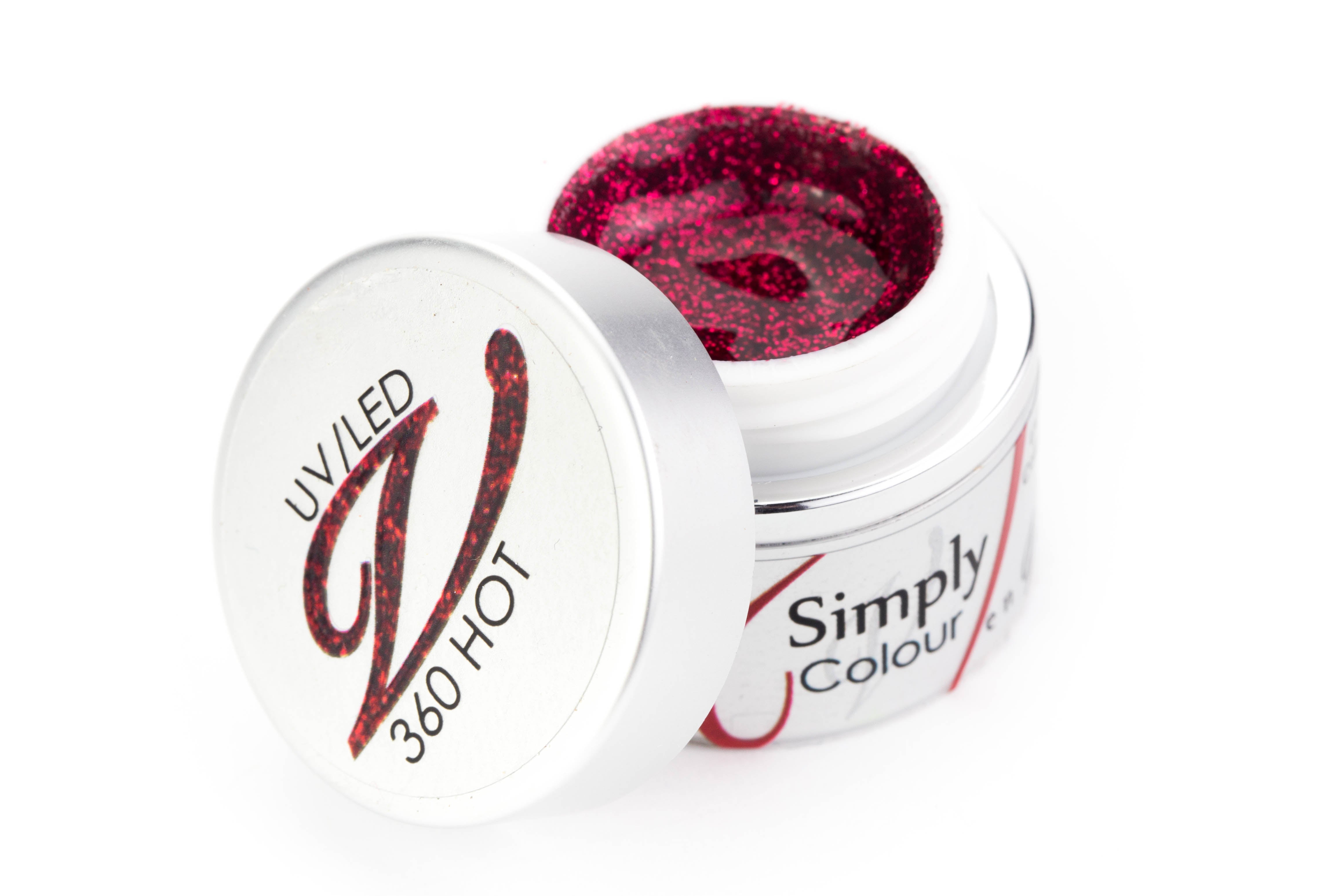 En Vogue Simply Glitter Gel - 360 Hot - Creata Beauty - Professional Beauty Products