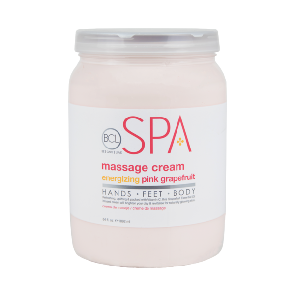 BCL Spa Massage Cream - Energizing Pink Grapefruit - Creata Beauty - Professional Beauty Products