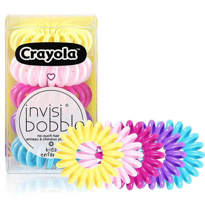 Invisibobble Crayola Kids Spiral 5pc - Limited Edition Collection - Creata Beauty - Professional Beauty Products
