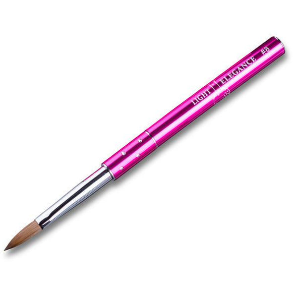 Light Elegance Brush - #8 Kolinsky Acrylic - Creata Beauty - Professional Beauty Products