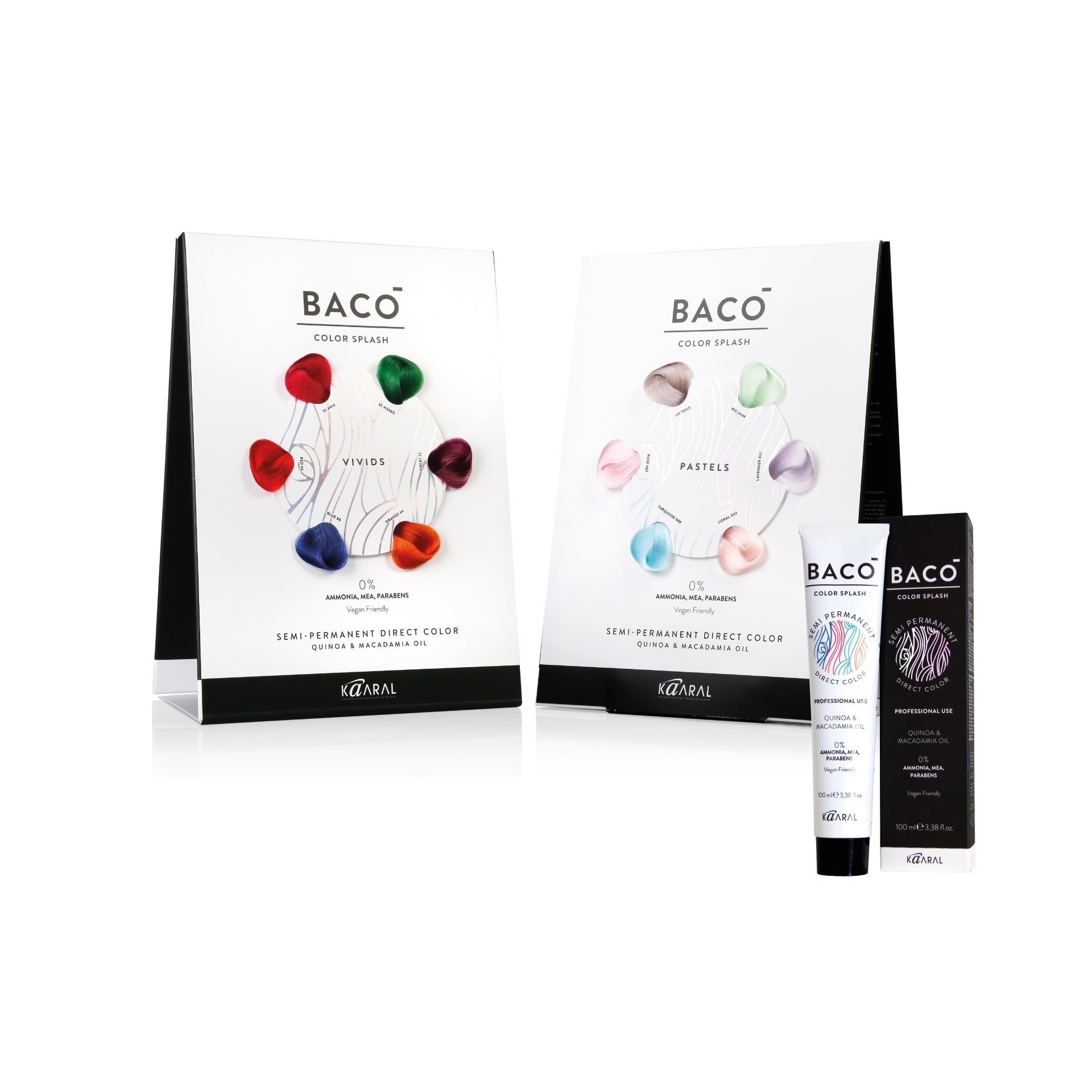 Kaaral - Baco Colorsplash Chart - Creata Beauty - Professional Beauty Products