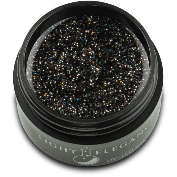 Light Elegance Glitter Gel - Black Diamond - Creata Beauty - Professional Beauty Products